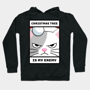 Christmas tree is my enemy Hoodie